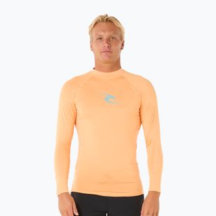 Longsleeve do pływania męski Rip Curl Waves UPF Performance mandarin zest