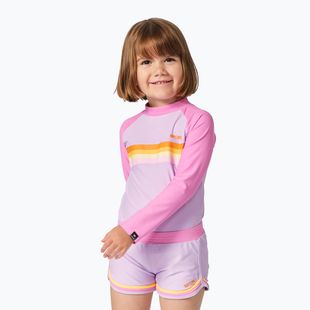 Longsleeve do pływania dziecięcy Rip Curl Rainbow Tide Rash Vest bright pink