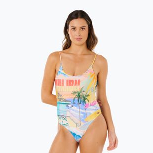 Strój kąpielowy jednoczęściowy damski Rip Curl Hotel Malibu Cheeky multicolor