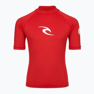 Koszulka do pływania dziecięca Rip Curl Waves Upf lava red