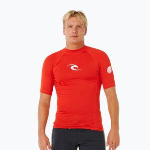 Koszulka do pływania męska Rip Curl Waves Upf Perf lava red