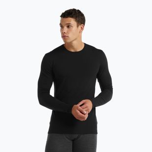 Longsleeve termoaktywny męski icebreaker Merino 150 Anatomica Crewe black