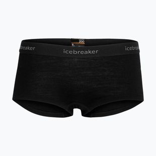 Bokserki termoaktywne damskie Icebreaker Merino 200 Oasis Boy Shorts black