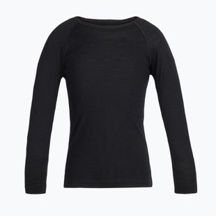 Bluza termoaktywna dziecięca icebreaker 200 Oasis Crewe black