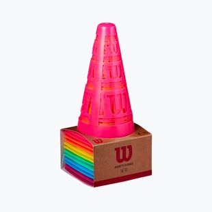 Pachołki treningowe Wilson Safe Cones 12 szt. multicolor