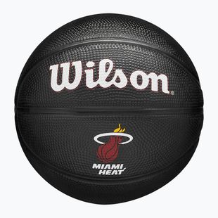 Piłka do koszykówki dziecięca Wilson NBA Team Tribute Mini Miami Heat black rozmiar 3