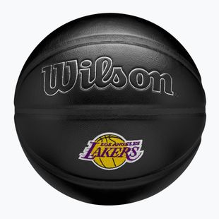 Piłka do koszykówki Wilson NBA Team Premiere Los Angeles Lakers black rozmiar 7