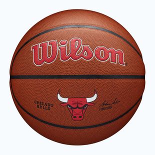 Piłka do koszykówki Wilson NBA Team Alliance Chicago Bulls brown rozmiar 7
