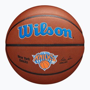 Piłka do koszykówki Wilson NBA Team Alliance New York Knicks brown rozmiar 7