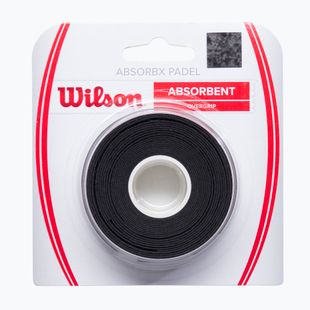 Owijki do rakiet do padla Wilson Absorbx Overgrip Padel 3 szt. black