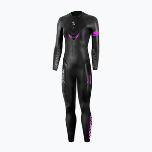 Pianka triathlonowa damska Synergy Endorphin Full Sleeve 5/3 mm black/pink