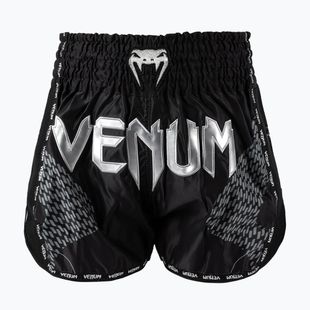 Spodenki treningowe męskie Venum Nexus Muay Thai black/silver