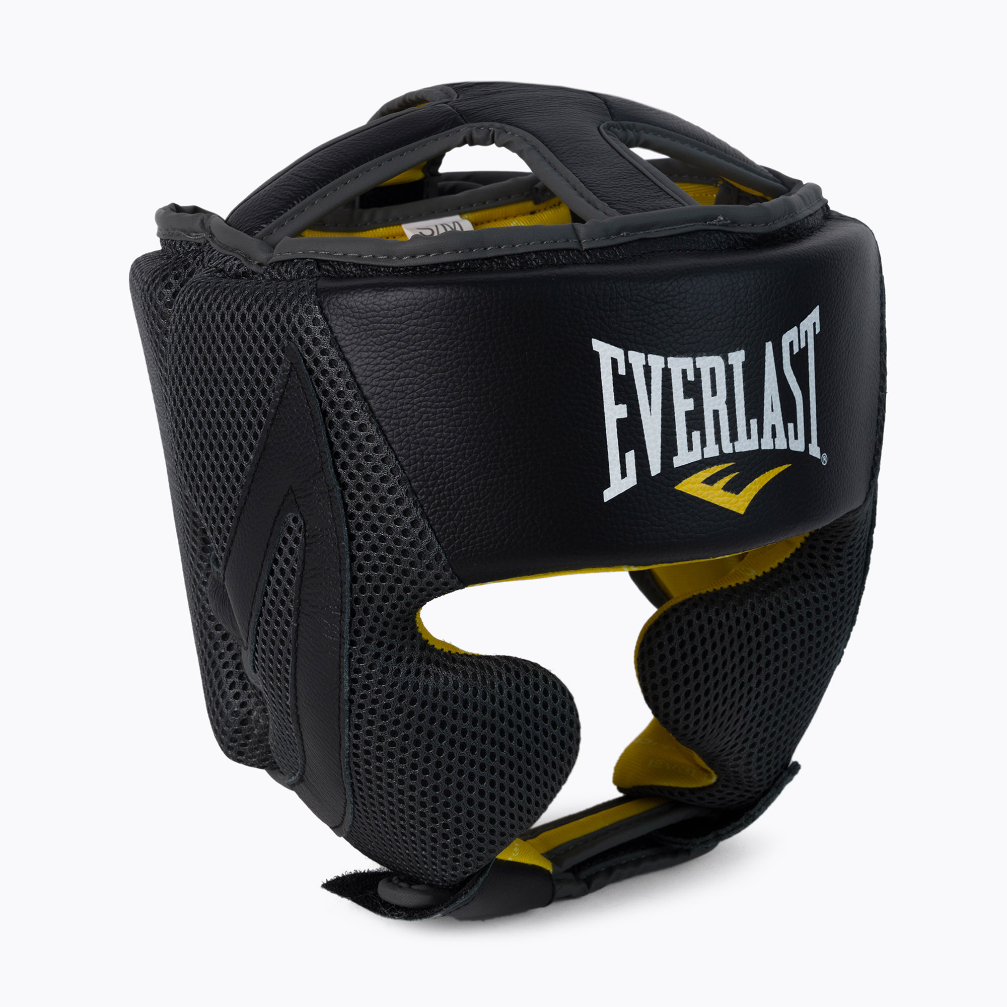 Фото - Захист для єдиноборств Everlast Kask bokserski  C3 Evercool Pro Premium Leather czarny EV3711 | WY 