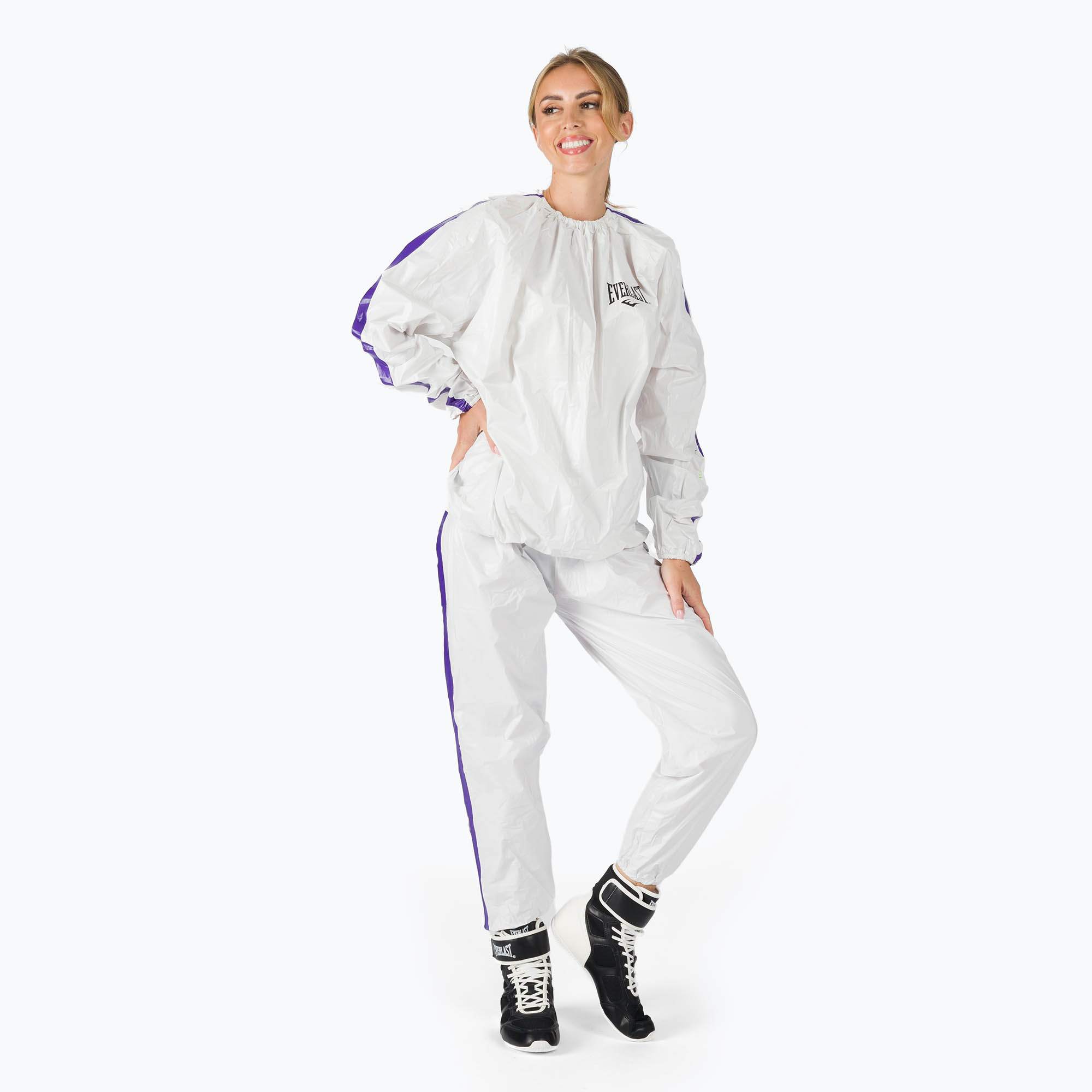 Kombinezon bokserski damski Everlast Sauna biała EV5550 S-M 