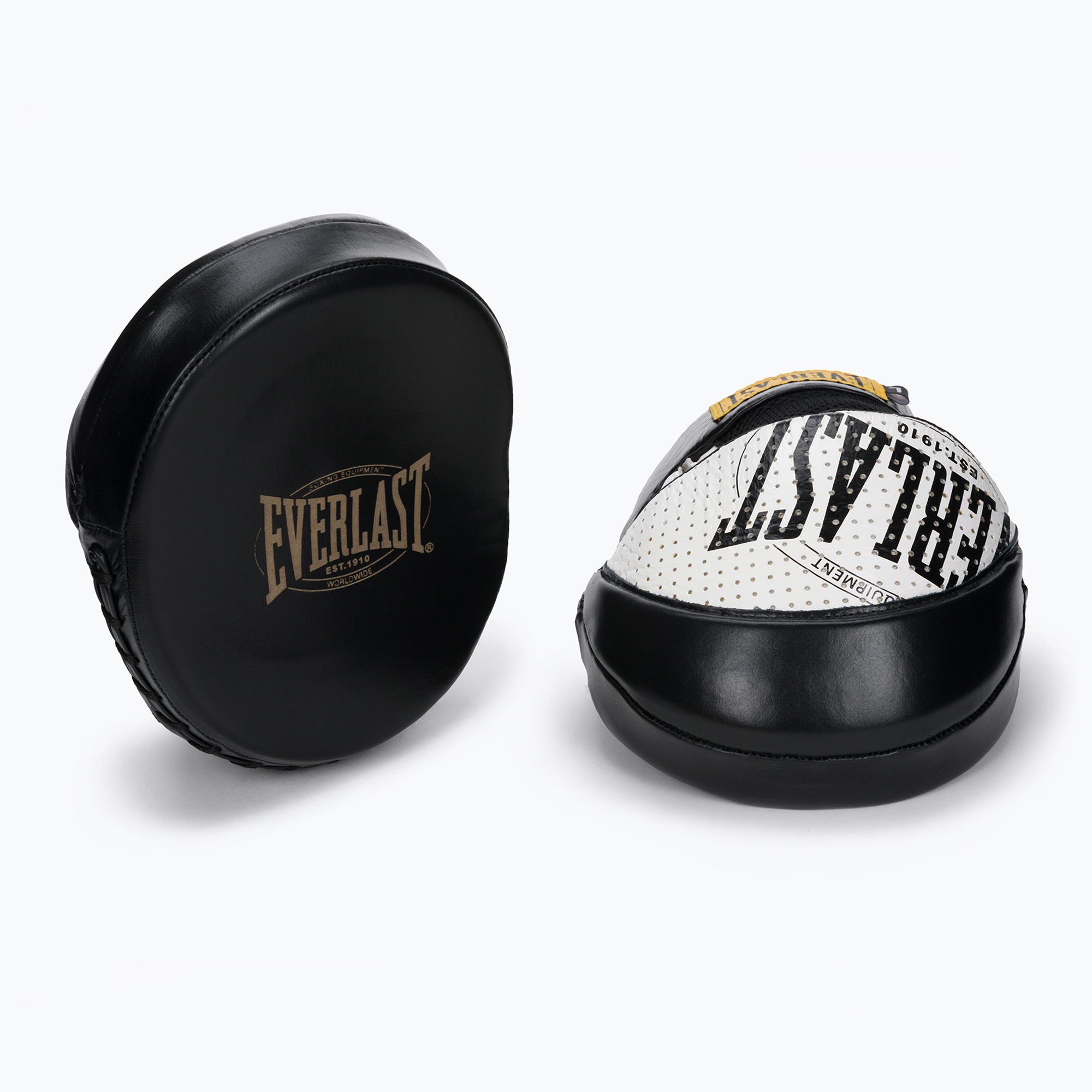 Tarcze trenerskie Everlast 1910 Pro Mantis Mitts biało-czarne EV4800 | WYSYŁKA W 24H | 30 DNI NA ZWROT