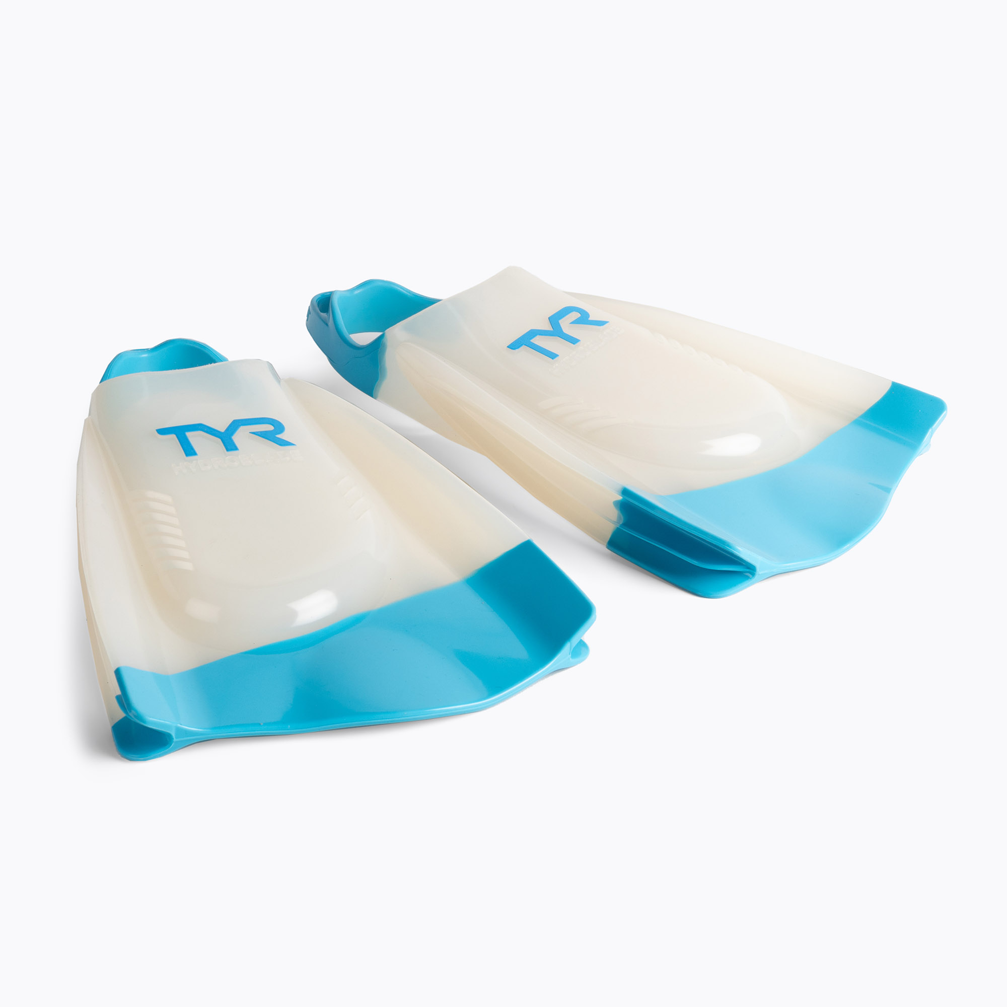 Płetwy do pływania TYR Hydroblade white/blue 