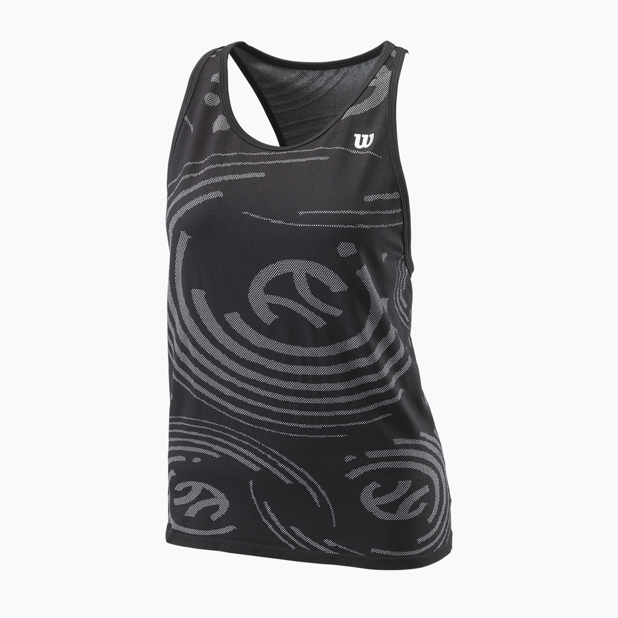 Tank top tenisowy damski Wilson PWR SMLS Tank W black/rocket | WYSYŁKA W 24H | 30 DNI NA ZWROT