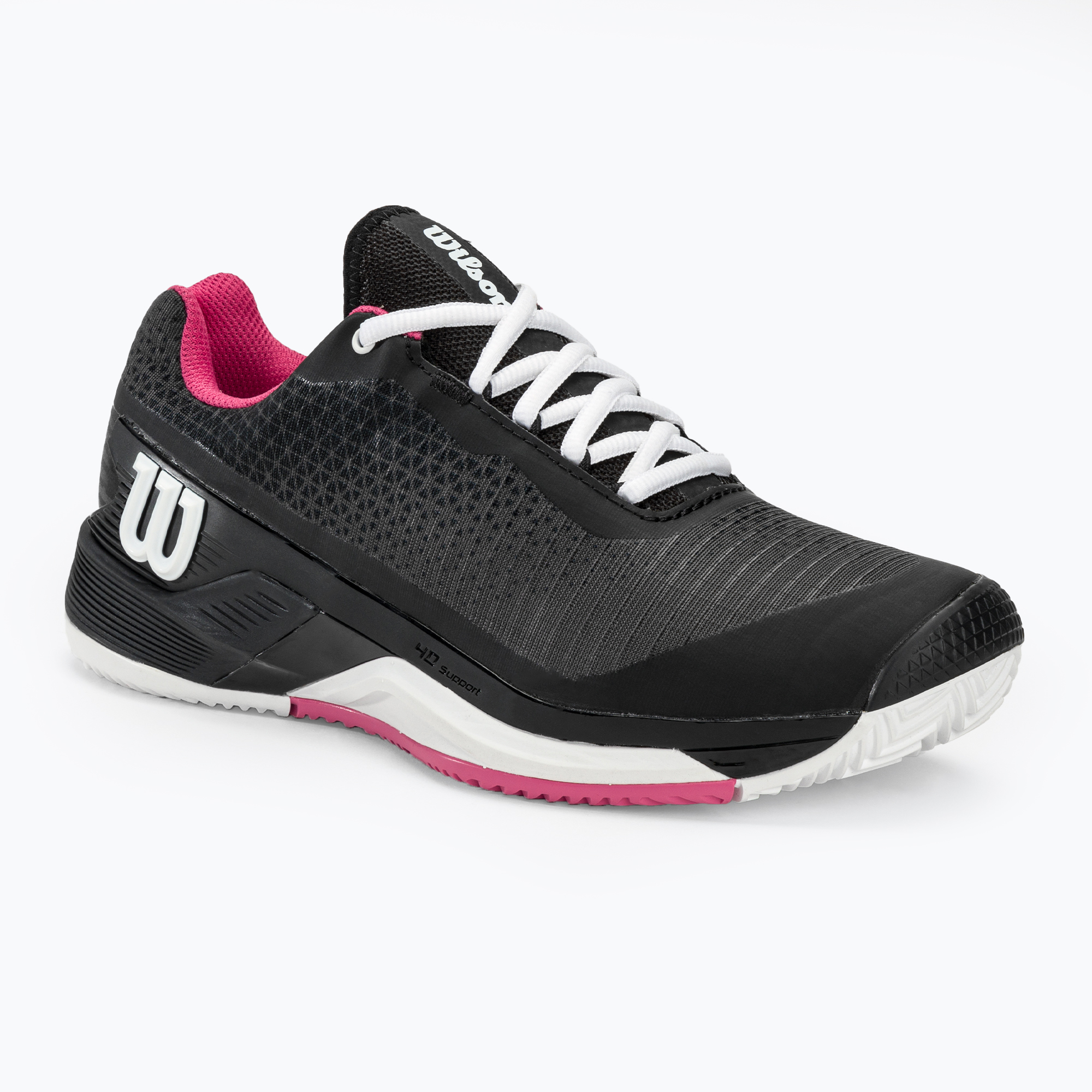 Buty do tenisa damskie Wilson Rush Pro 4.0 Clay W black/hot pink/white | WYSYŁKA W 24H | 30 DNI NA ZWROT