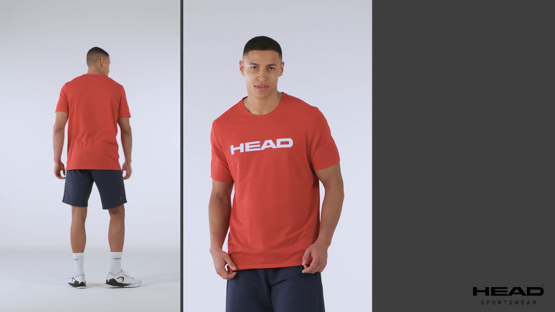 Koszulka tenisowa męska HEAD Club Original red