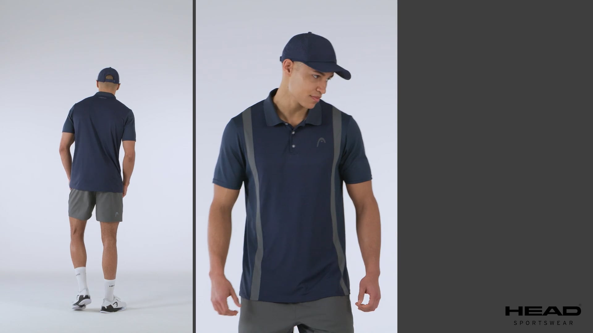 Koszulka tenisowa polo męska HEAD Club 25 Tech Polo navy