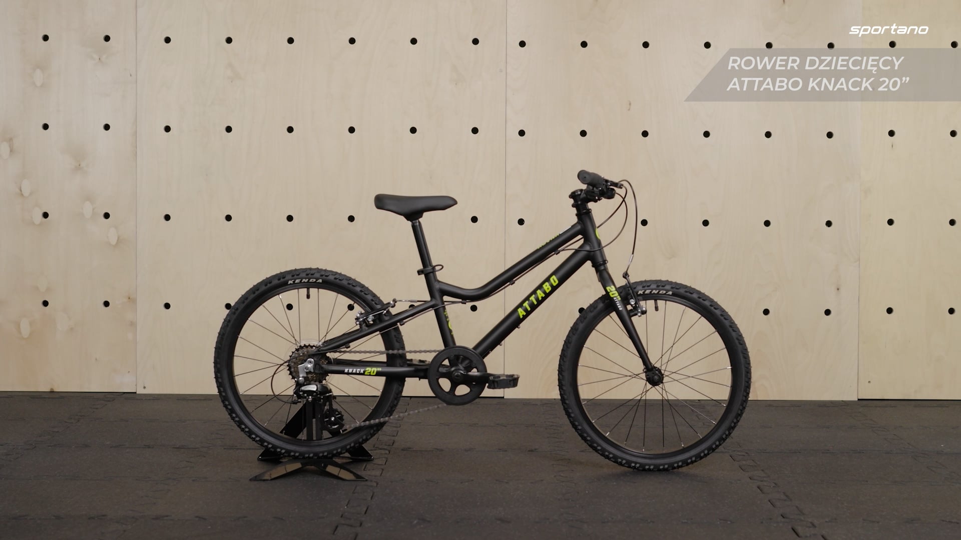 Rower dziecięcy ATTABO KNACK 20" czarny