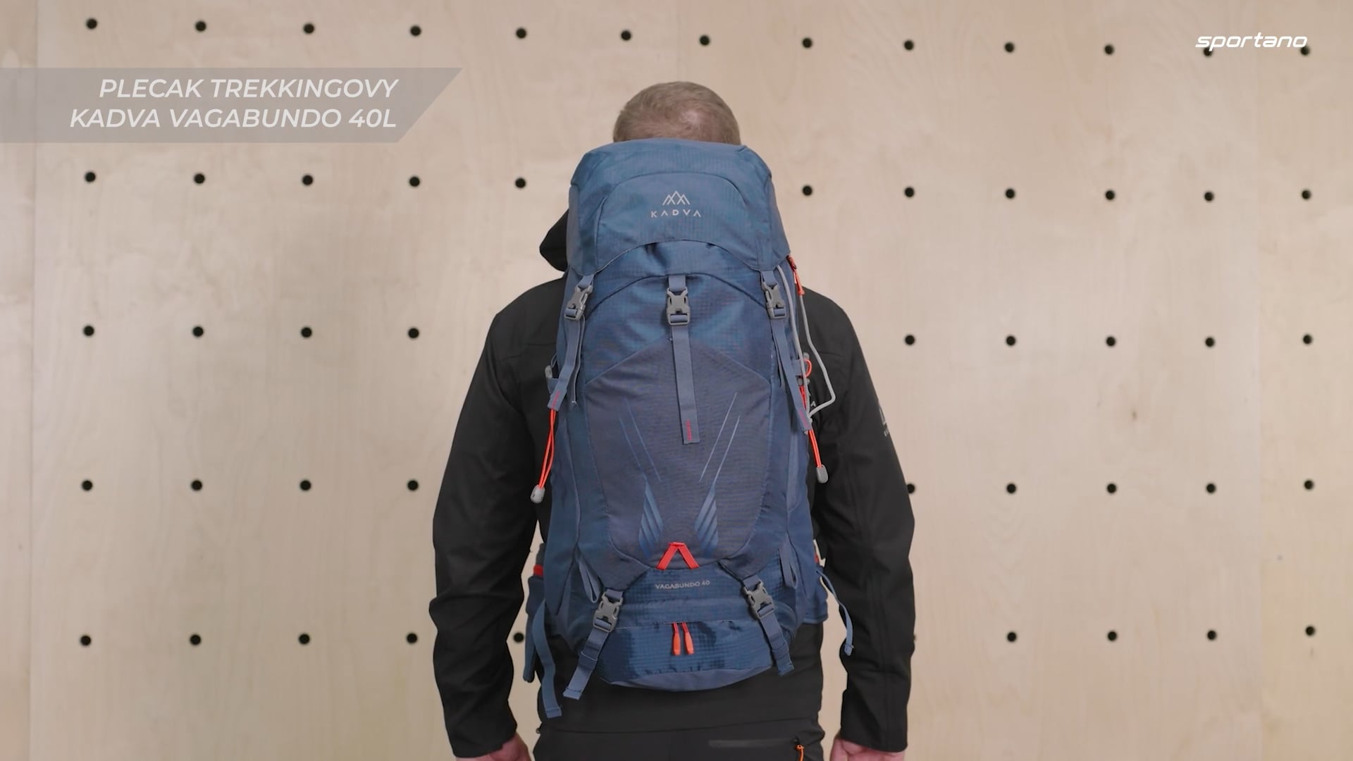 Plecak trekkingowy KADVA Vagabundo 40 l niebieski