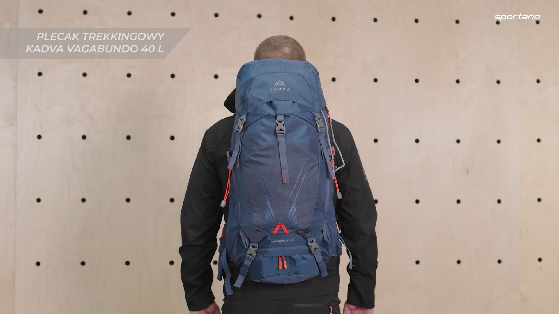 Plecak trekkingowy KADVA Vagabundo 40 l czarny