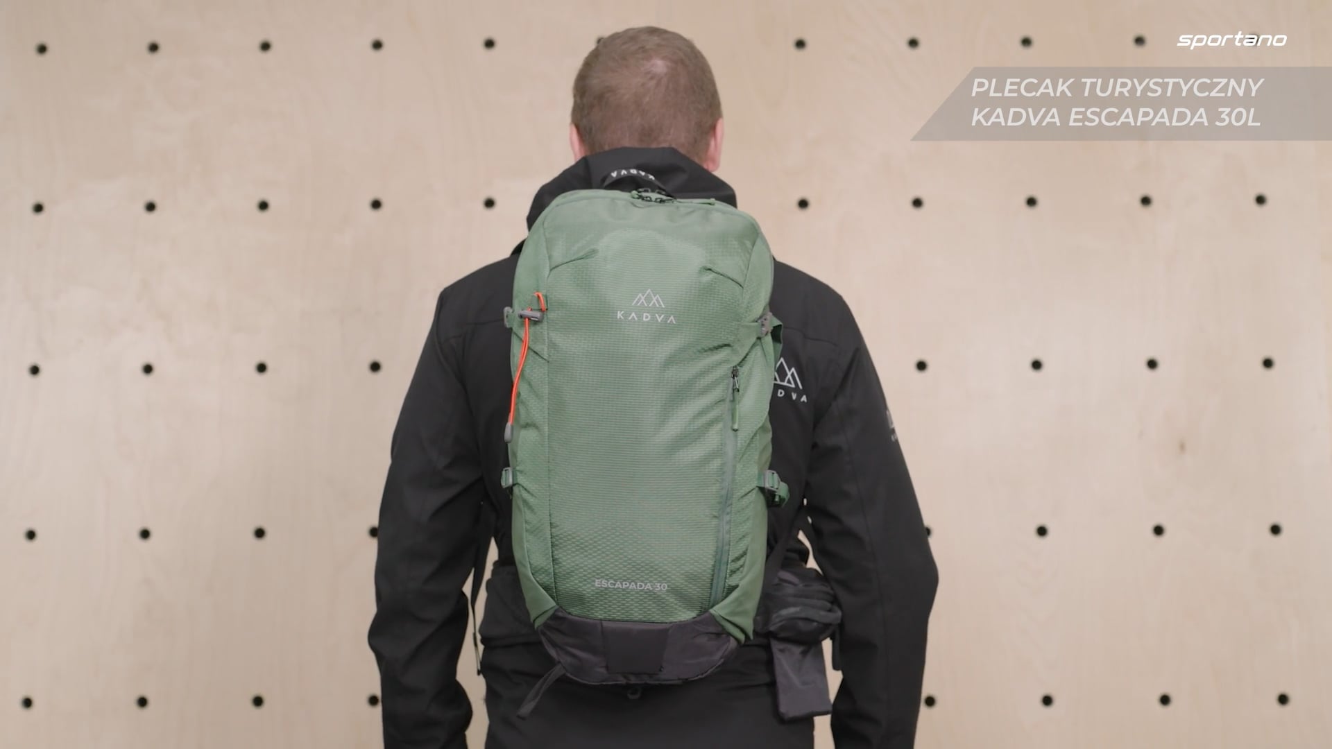 Plecak turystyczny KADVA Escapada 30 l czarny