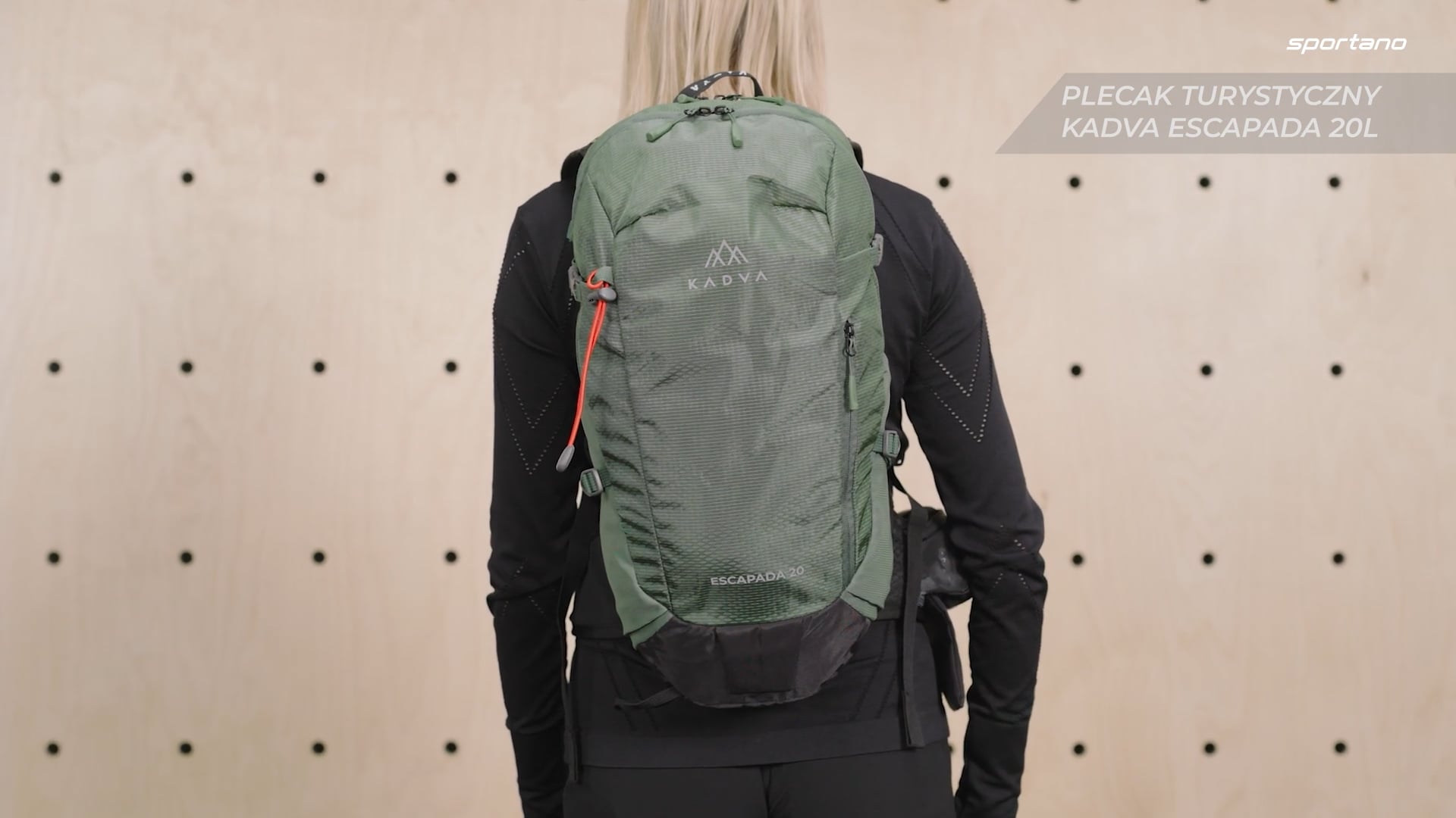 Plecak turystyczny KADVA Escapada 20 l zielony