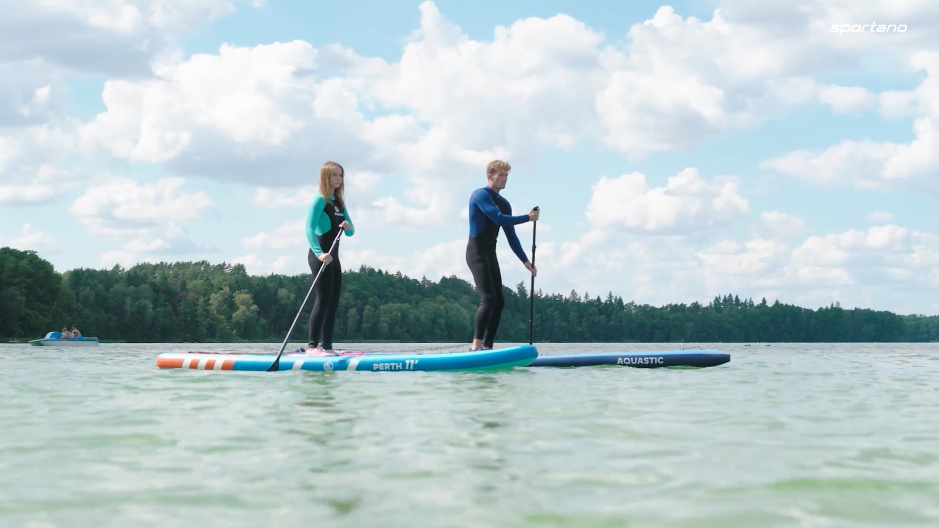 Deska SUP AQUASTIC Touring 11'6" zielony