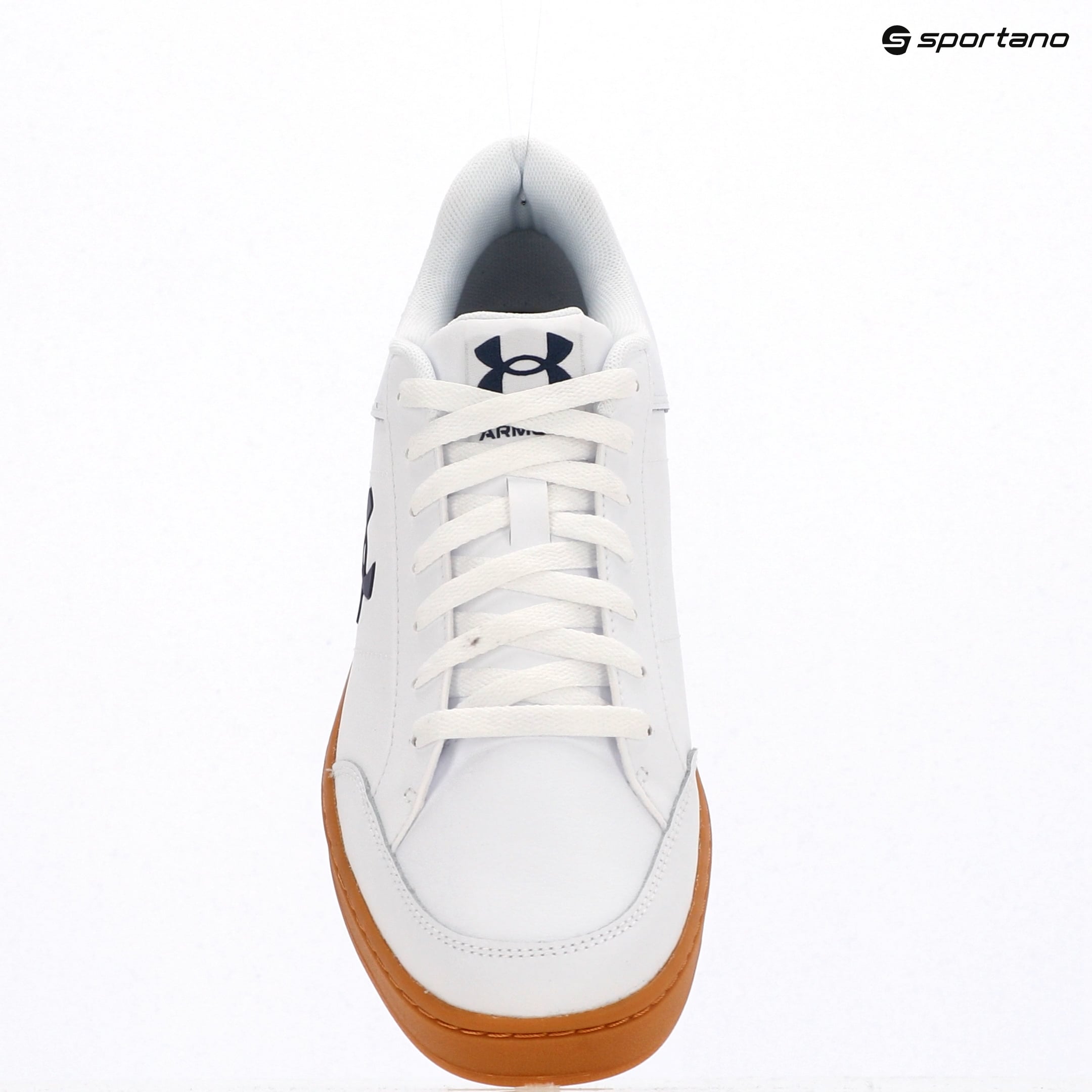 Buty treningowe męskie Under Armour Official white/gum rubber/washed navy