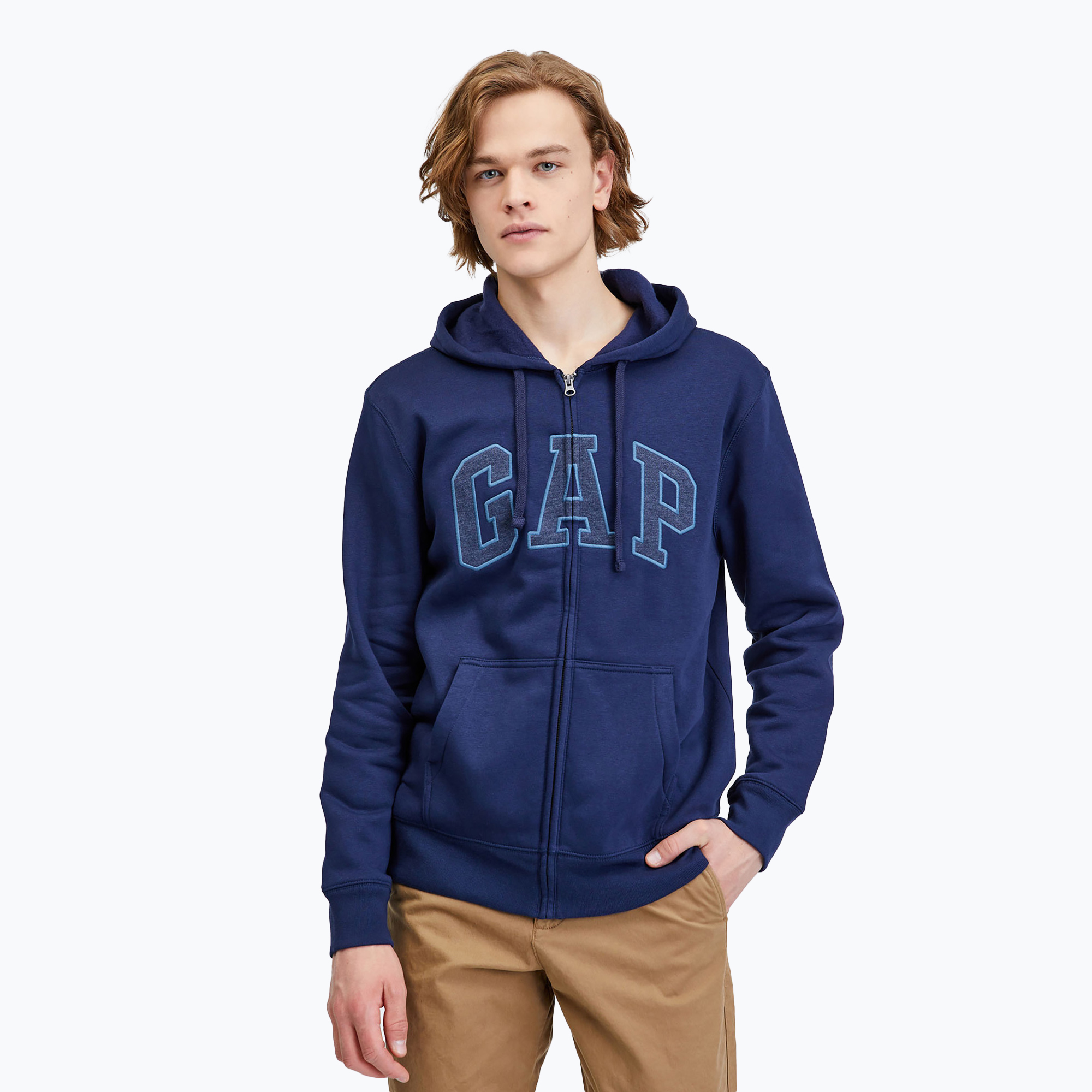 Bluza męska GAP V-Heritage Logo FZ tapestry navy | WYSYŁKA W 24H | 30 DNI NA ZWROT