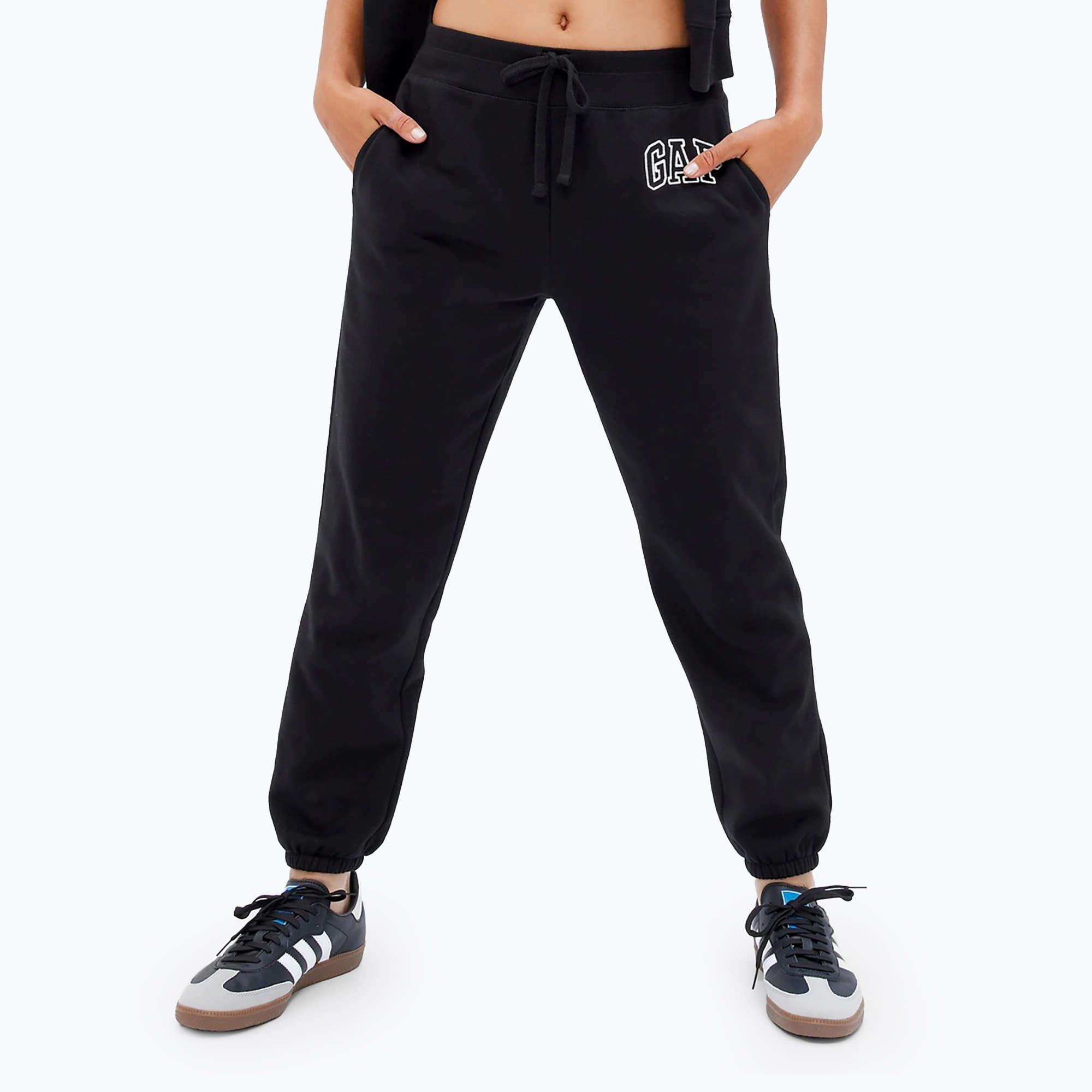 Spodnie damskie GAP V-Gap Heritage Jogger true black | WYSYŁKA W 24H | 30 DNI NA ZWROT