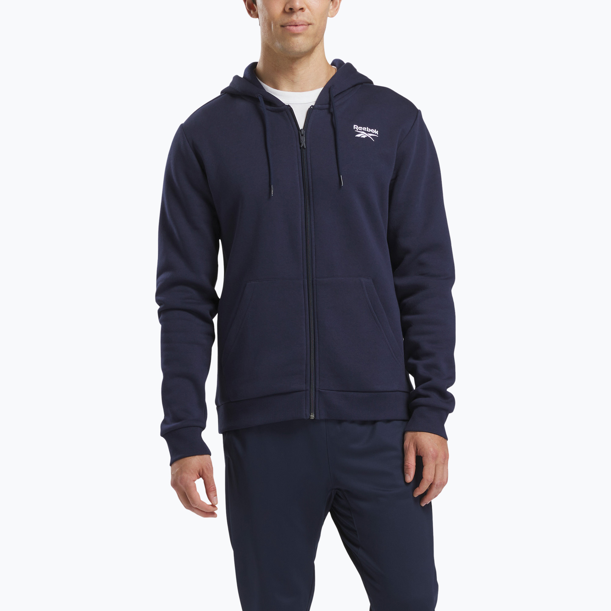 Bluza męska Reebok Identity SL Fleece FZ vector navy | WYSYŁKA W 24H | 30 DNI NA ZWROT