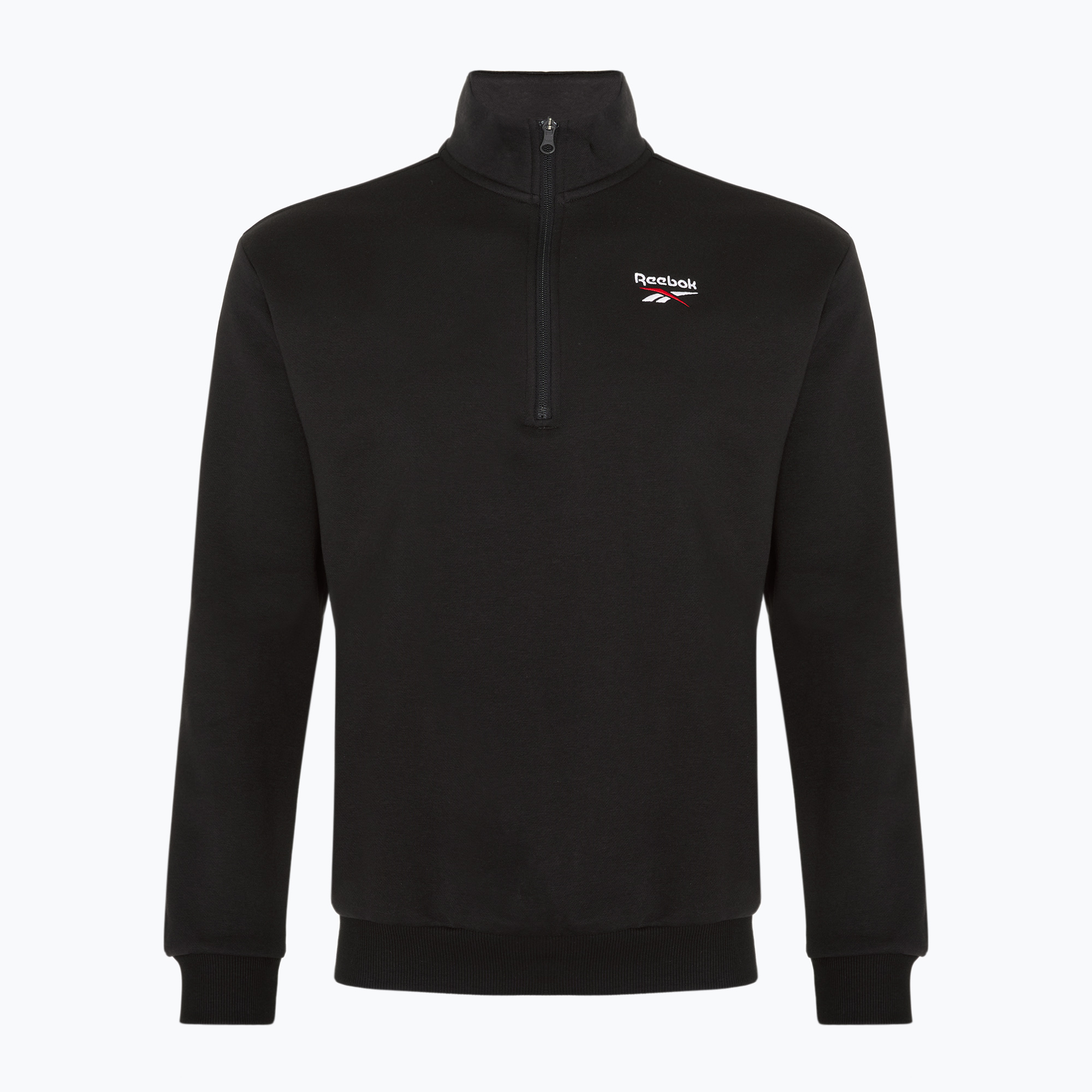 Bluza treningowa męska Reebok Identity Fleece 1/4 Zip black/white/vector red | WYSYŁKA W 24H | 30 DNI NA ZWROT