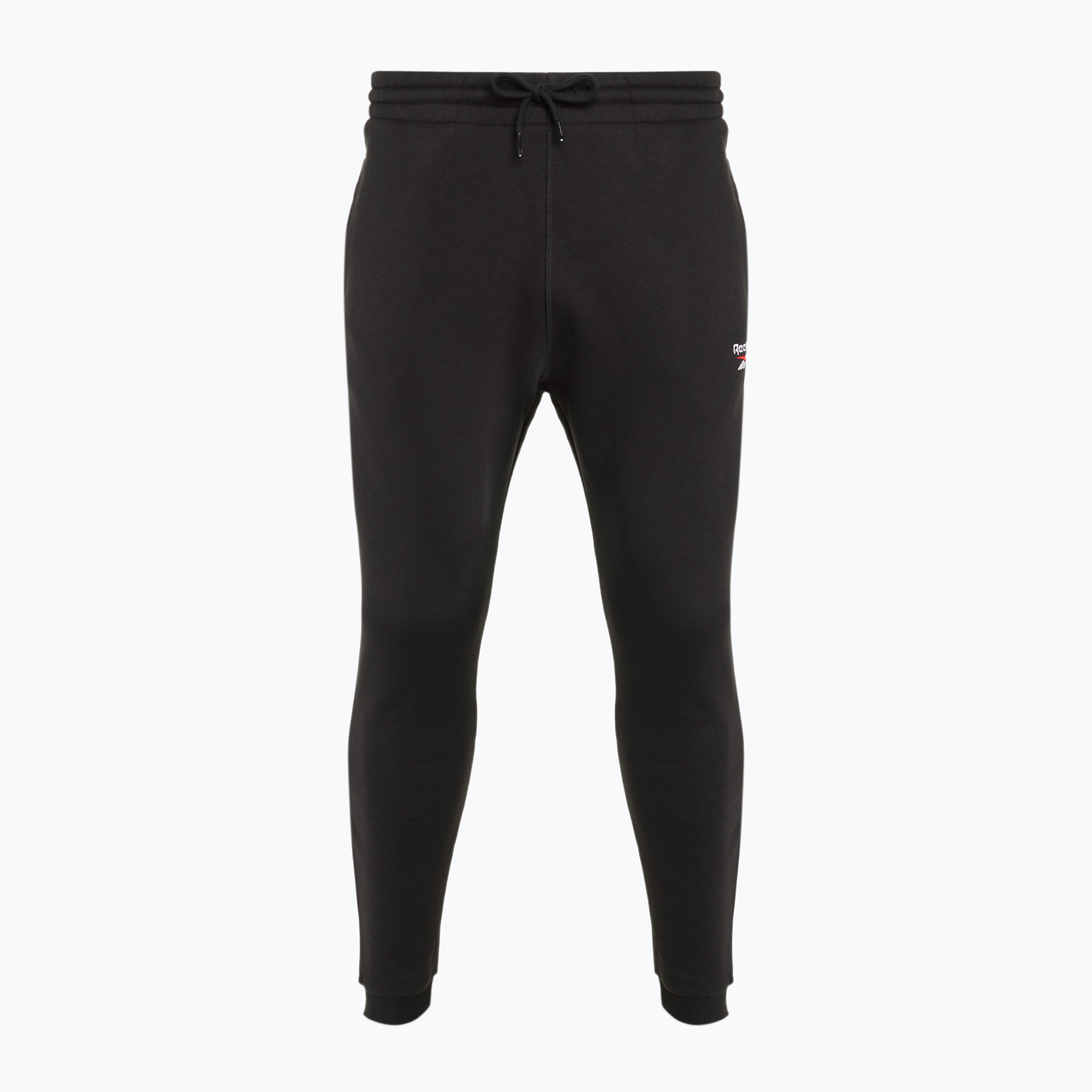 Spodnie Reebok Identity Small Logo Fleece Jogger black/white/vector red | WYSYŁKA W 24H | 30 DNI NA ZWROT