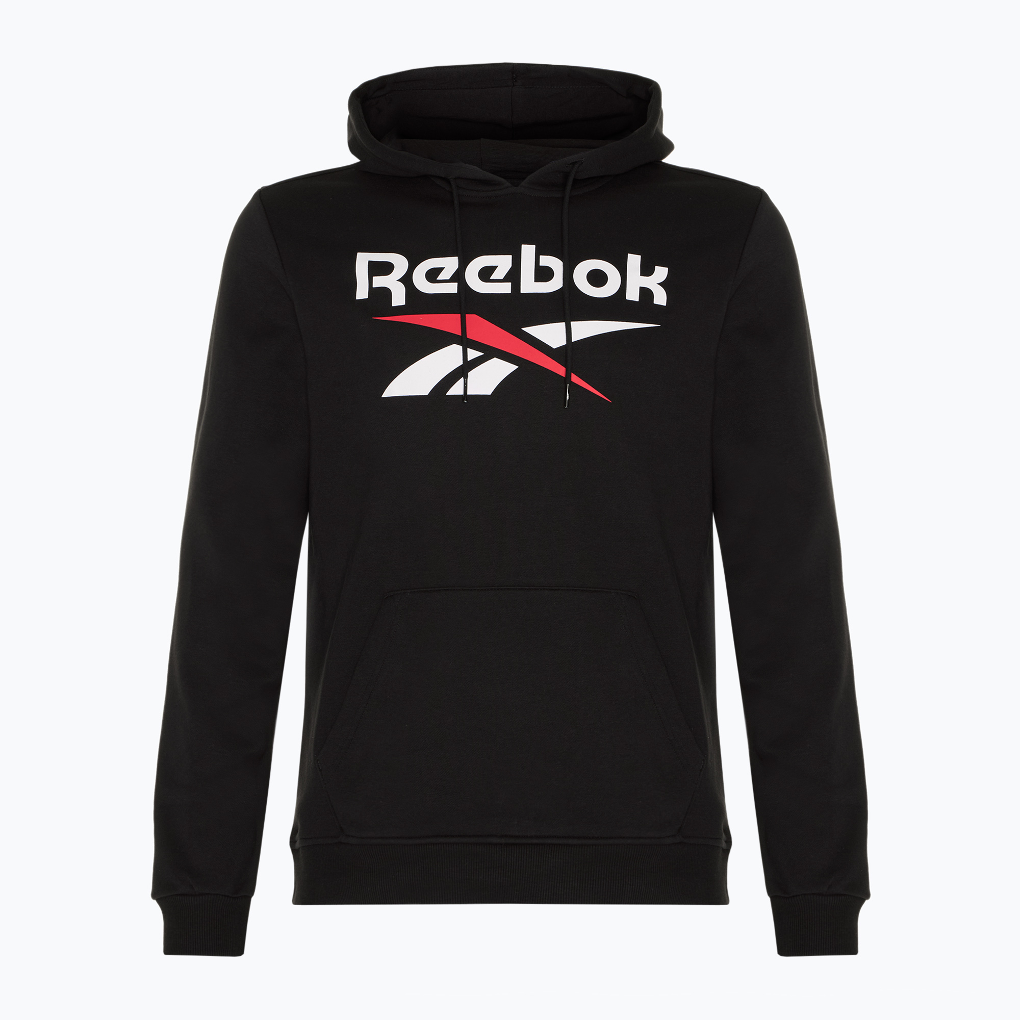 Bluza męska Reebok Identity Big Logo Fleece Hoodie black/white/vector red | WYSYŁKA W 24H | 30 DNI NA ZWROT