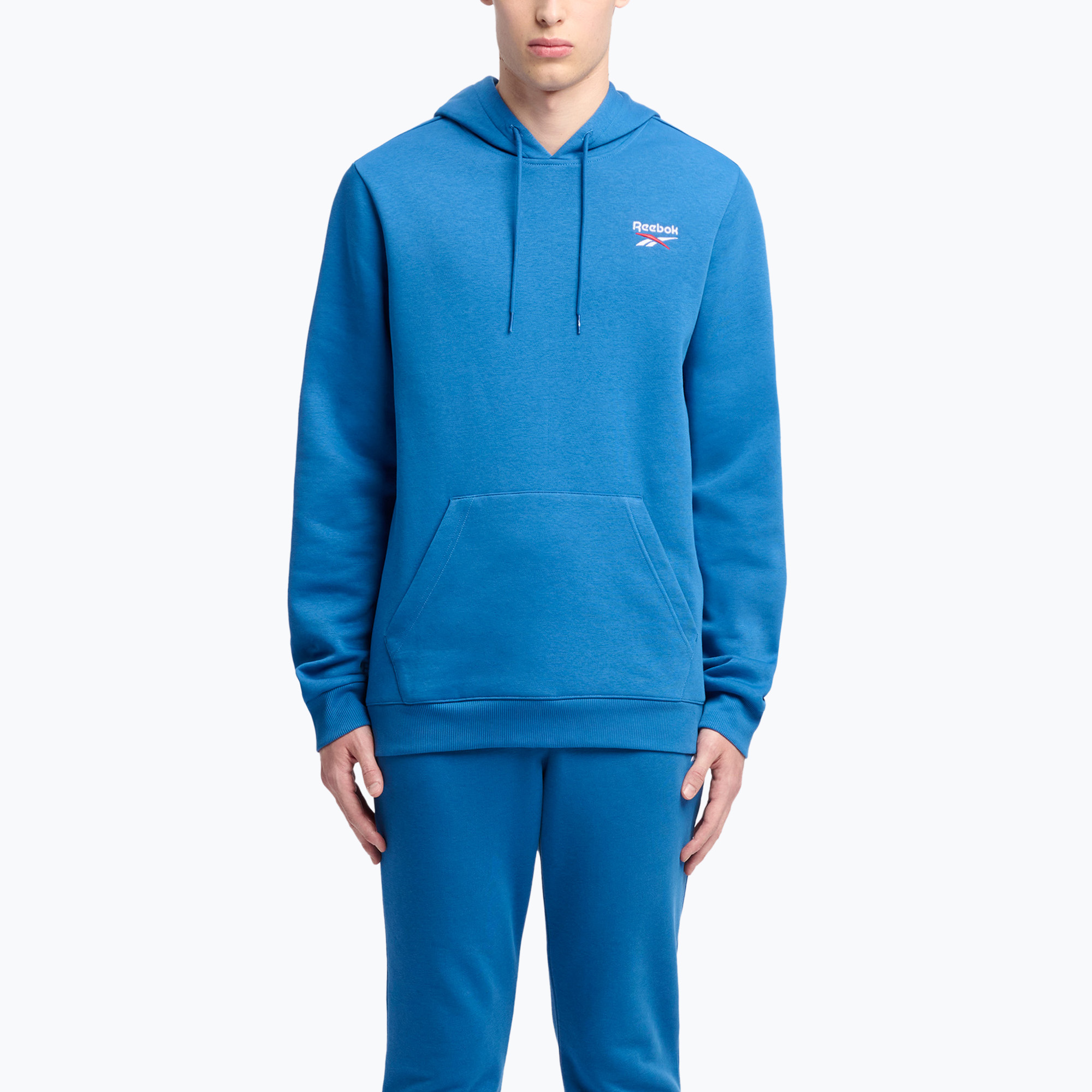 Bluza męska Reebok Identity Small Logo Fleece twilight blue | WYSYŁKA W 24H | 30 DNI NA ZWROT