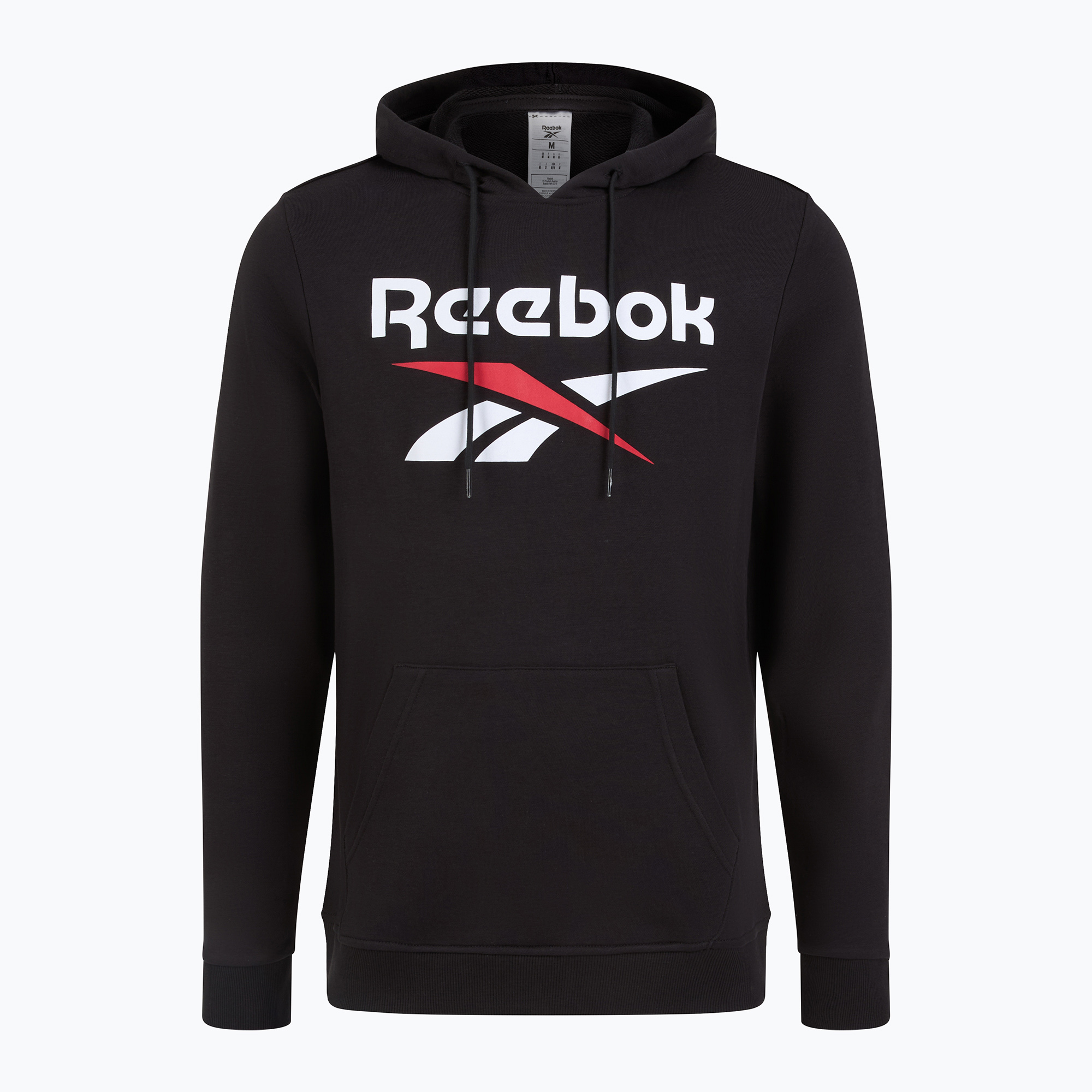 Bluza męska Reebok Identity Big Logo FT Hoodie black/white/vector red 