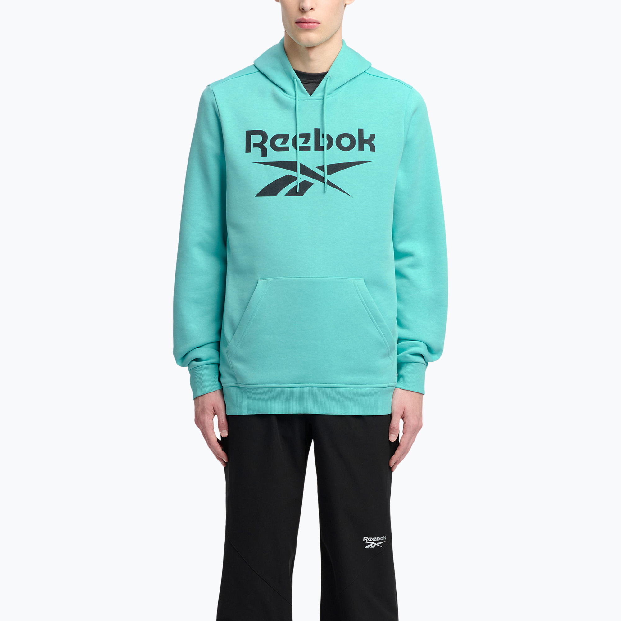 Bluza męska Reebok Identity Big Logo Fleece Hoodie ai aqua | WYSYŁKA W 24H | 30 DNI NA ZWROT