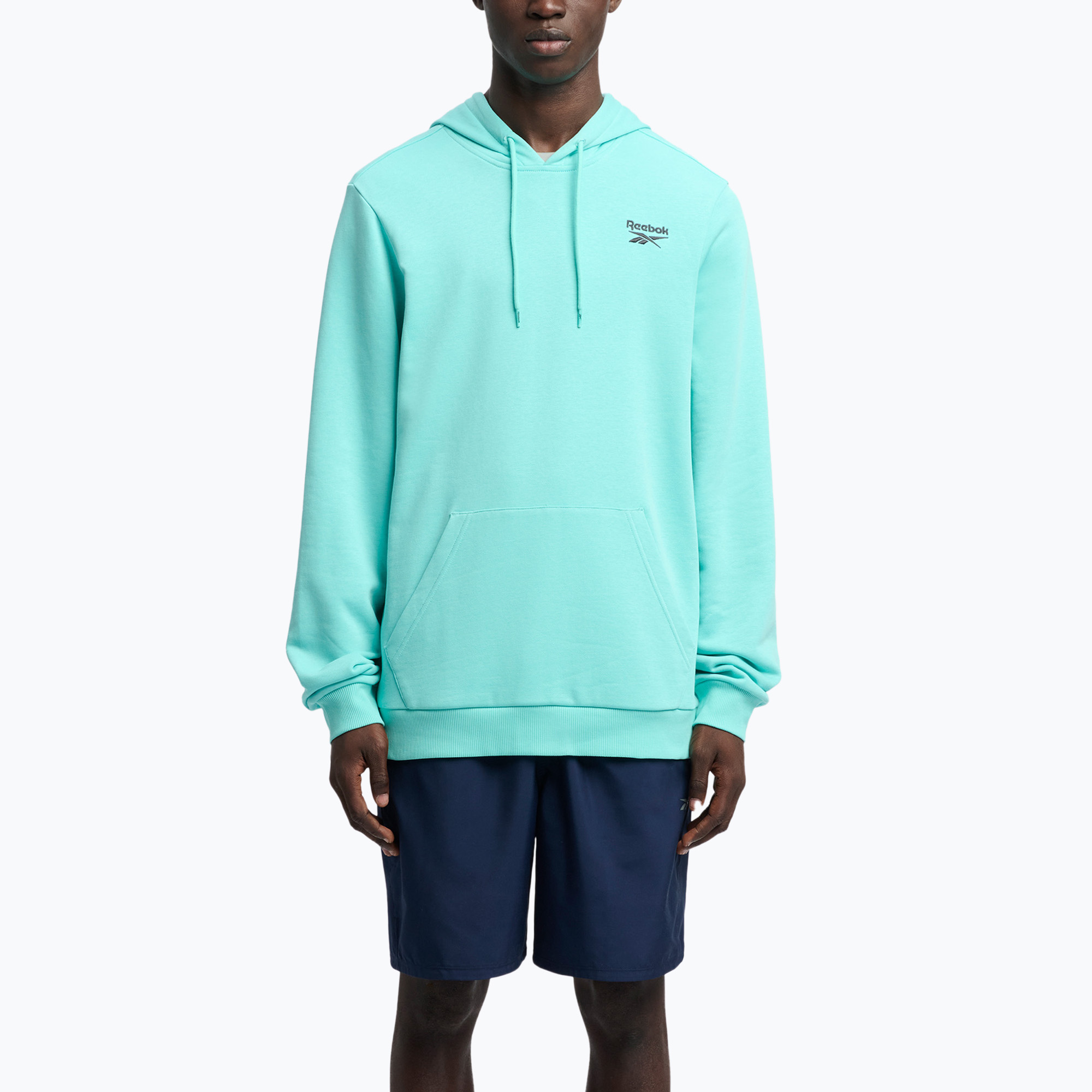 Bluza męska Reebok Identity Small Logo Hoodie ai aqua | WYSYŁKA W 24H | 30 DNI NA ZWROT