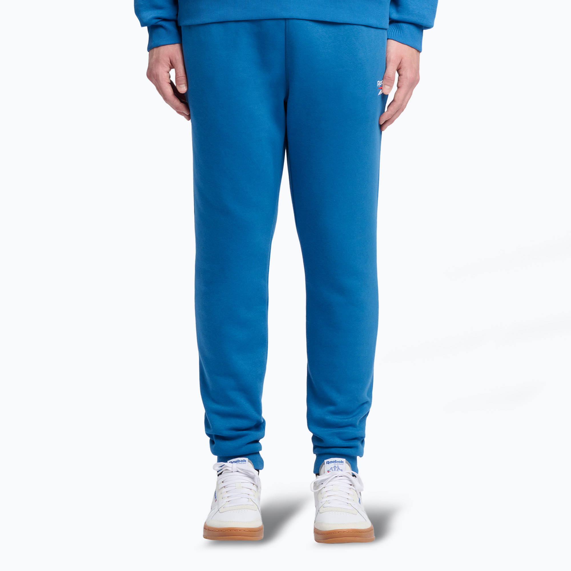 Spodnie męskie Reebok Identity Small Logo Fleece Jogger twilight blue | WYSYŁKA W 24H | 30 DNI NA ZWROT