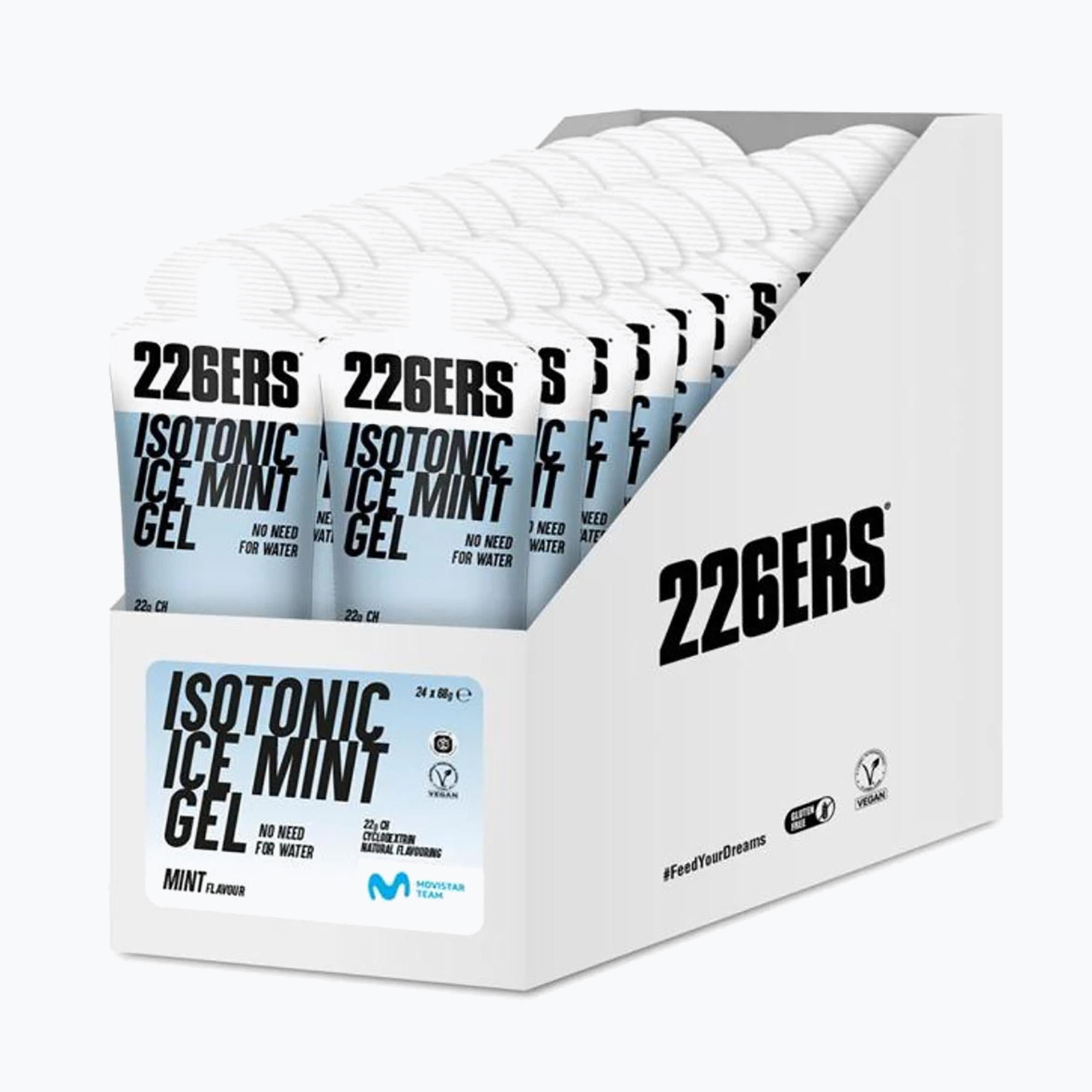Zestaw żeli energetycznych 226ERS Isotonic Ice 24 szt. x 68 g mięta 