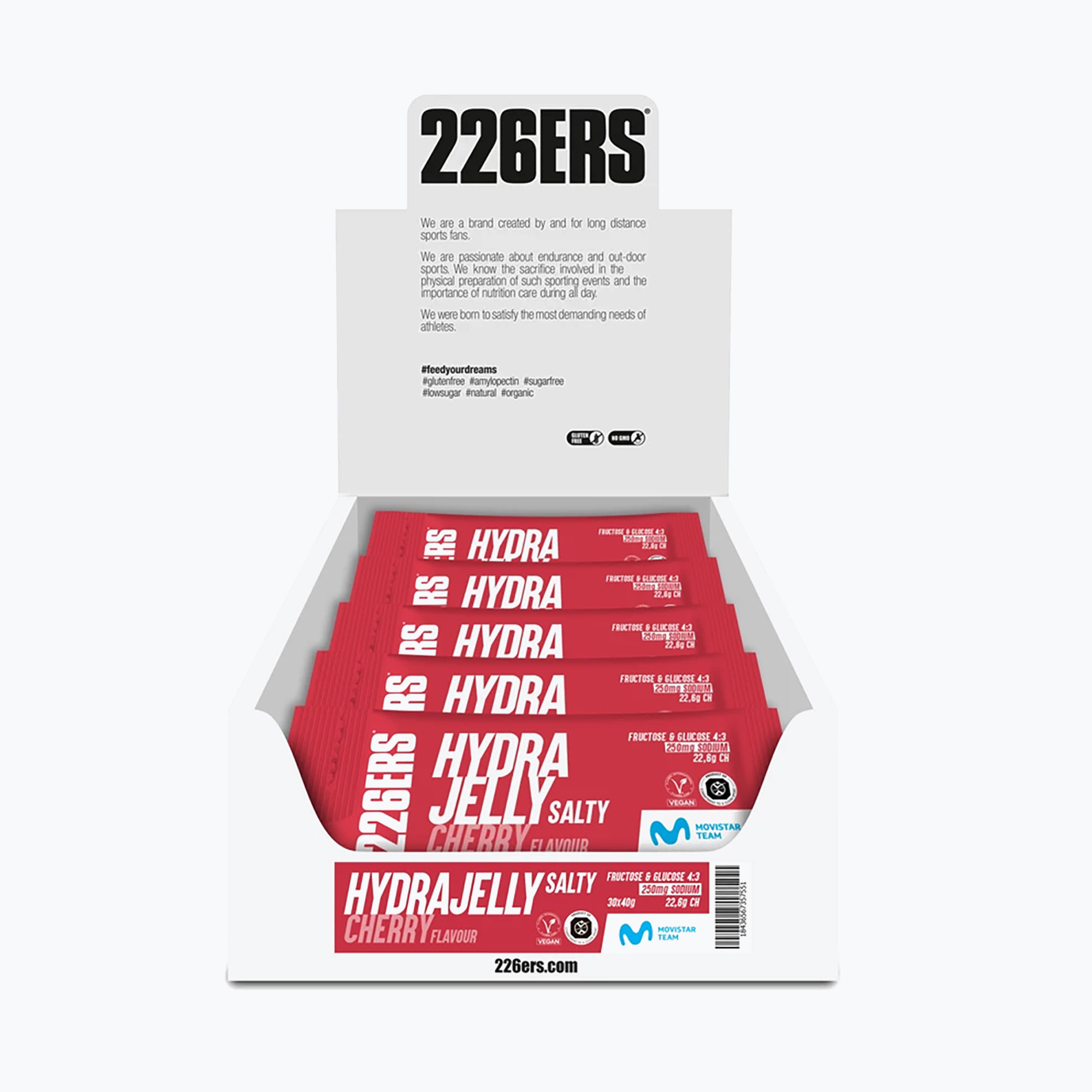 Żel energetyczny 226ERS Hydra Jelly 30 szt. x 40 g słona wiśnia 