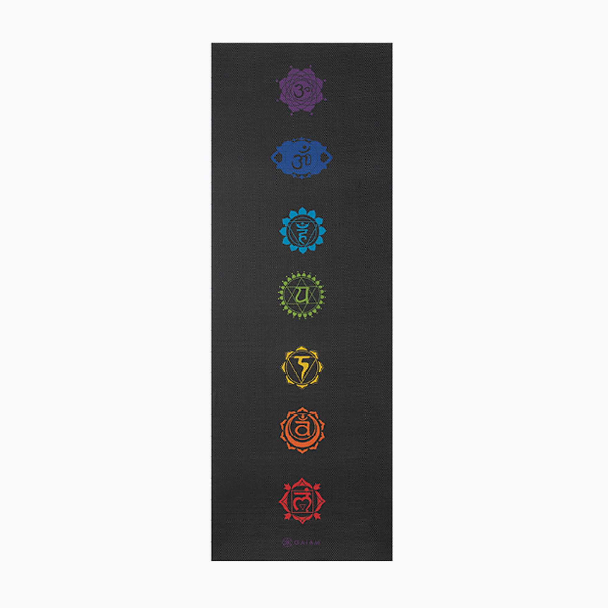 Mata do jogi Gaiam Premium Black Chakra 6 mm black chakra | WYSYŁKA W 24H | 30 DNI NA ZWROT