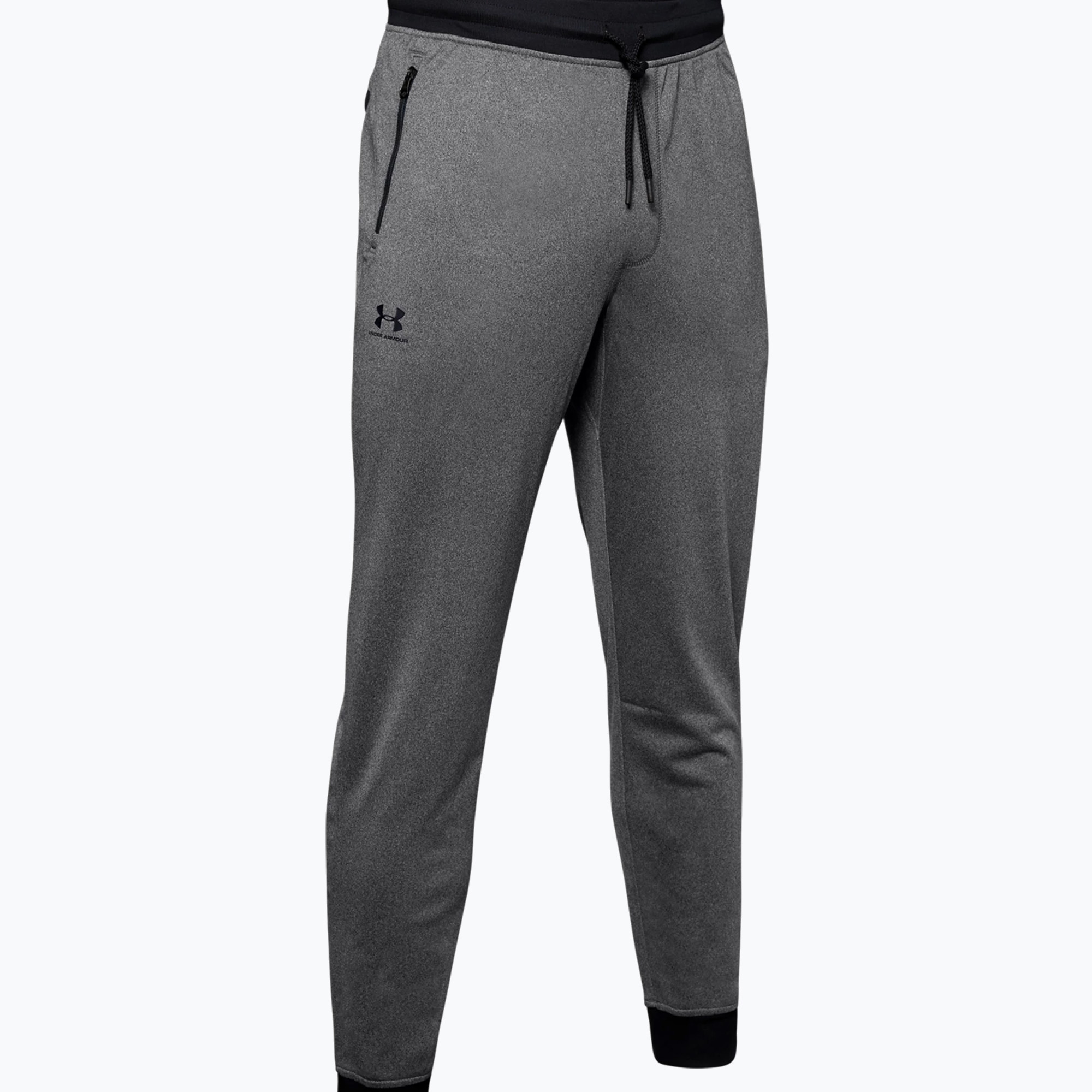 Spodnie treningowe męskie Under Armour Sportstyle Tricot Jogger carbon heather/black | WYSYŁKA W 24H | 30 DNI NA ZWROT