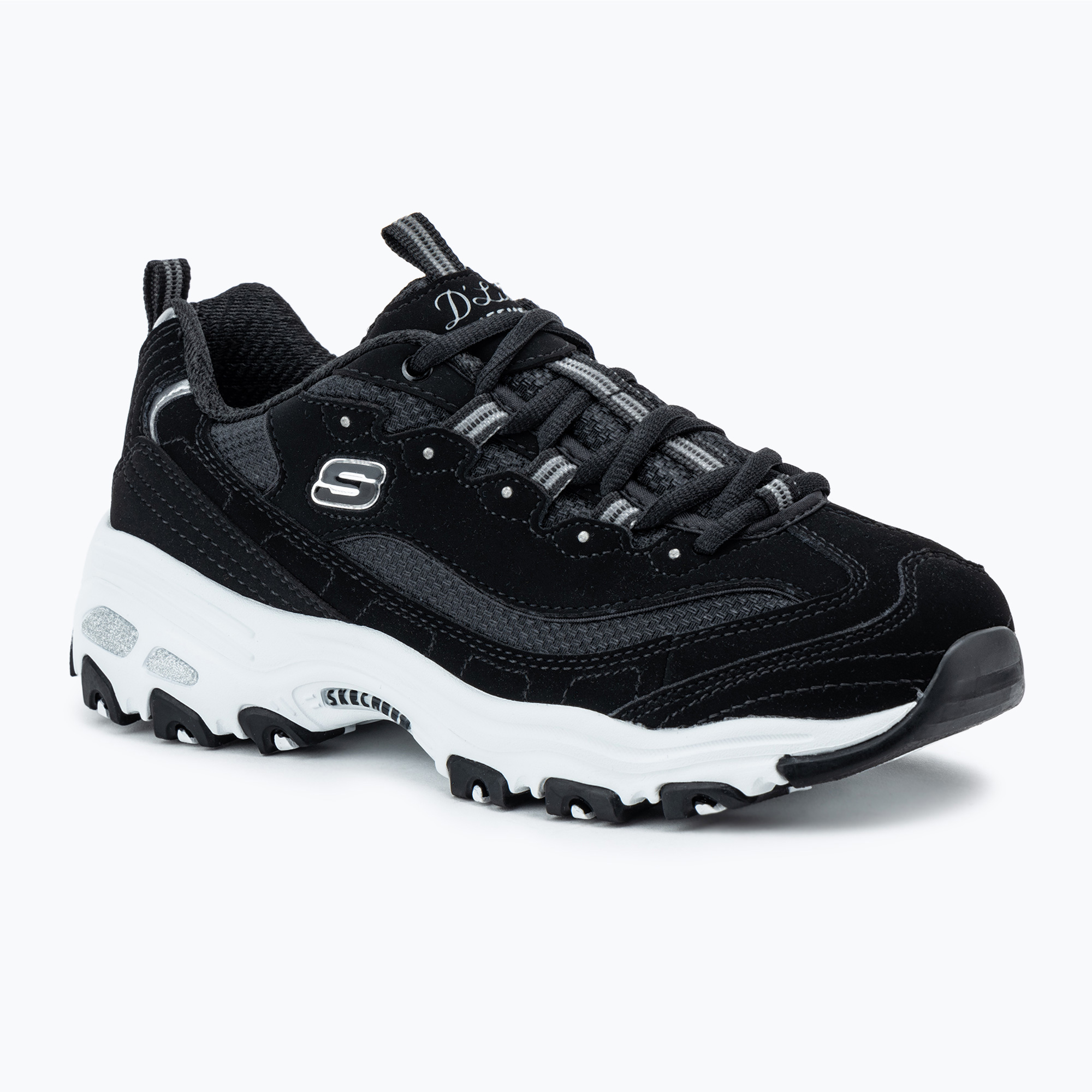 Buty damskie SKECHERS D'Lites Biggest Fan black/white | WYSYŁKA W 24H | 30 DNI NA ZWROT