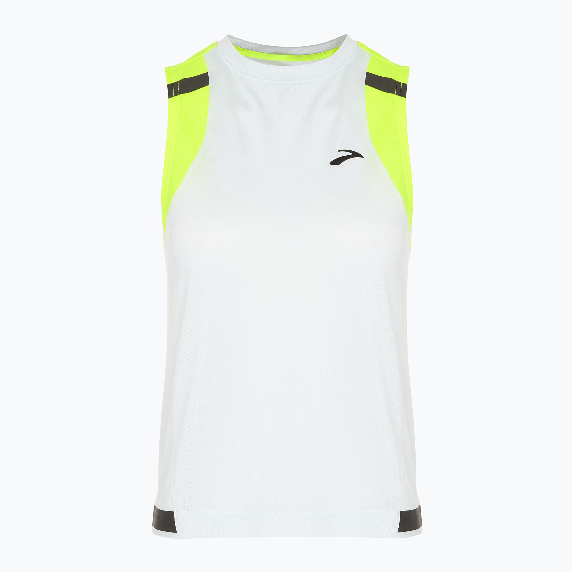 Koszulka do biegania damska Brooks Carbonite Tank icy grey/nightlife jacquard 