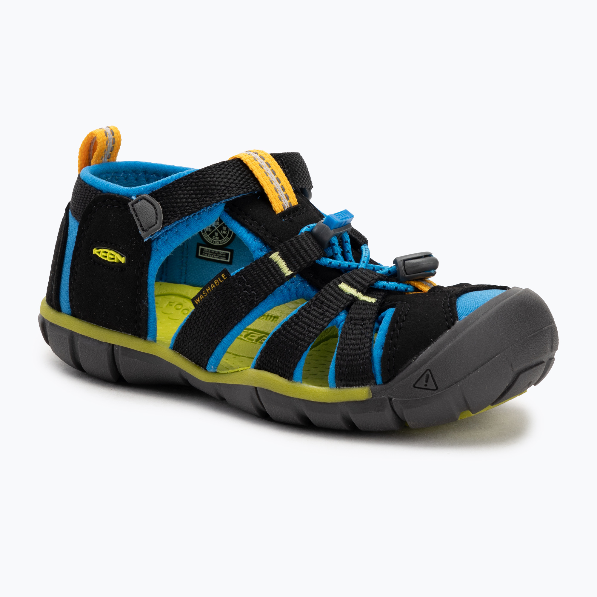 Sandały dziecięce KEEN Seacamp II CNX black/brilliant blue 
