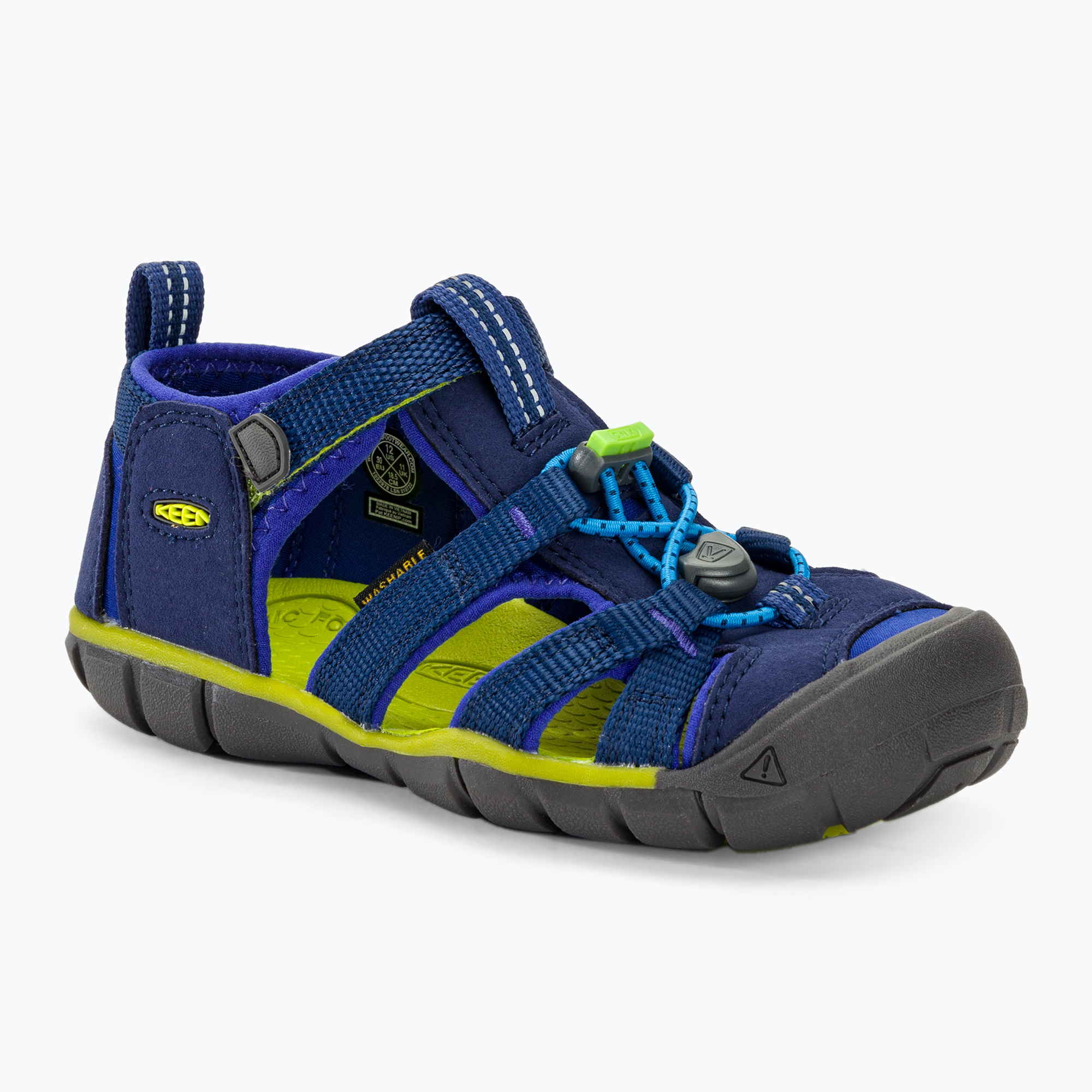 Sandały dziecięce KEEN Seacamp II CNX blue depths/chartreuse | WYSYŁKA W 24H | 30 DNI NA ZWROT